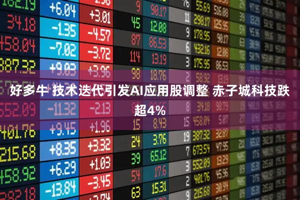 好多牛 技术迭代引发AI应用股调整 赤子城科技跌超4%